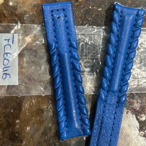 TAG HEUR WATCH BAND BLUE LEATHER  FC6043